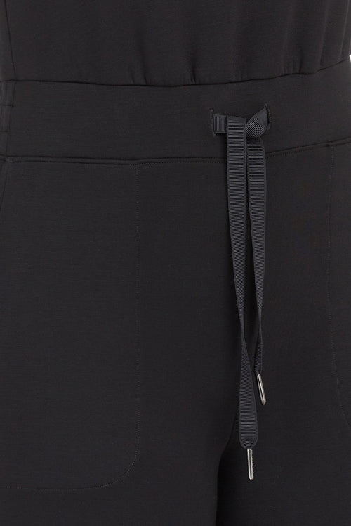 Sleeveless jumpsuit, black